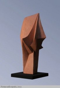 Forme nello spazio, 2011 terracotta, cm 38,5